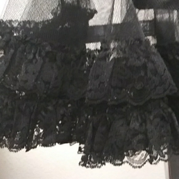 Ruffled laced see through Skirt/Peticoat - Picture 3 of 4